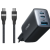 Anker 735 Ladeger?t (Nano II 65W) + Anker USB-C auf USB-C Kabel (0,9m)