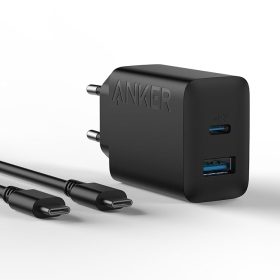 Chargeur Anker 20 W (iPhone/iPad, USB-C, cable 1,5 m)