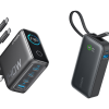 Chargeur Anker (140 W, 4 ports, PD 3.1) avec cable USB-C + Anker Nano PowerBank (30 W, cable USB-C int??gr??)