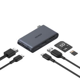 Anker Nano USB-C Hub (6-in-1, 5Gbps)