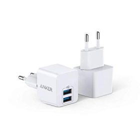 Anker Chargeur USB PowerPort Lot de 2 Mini Chargeurs muraux USB Ultra Compact 2