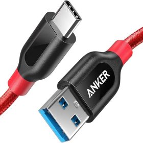 Cable Anker PowerLine+ (USB-C vers USB-A, 90 cm, nylon)