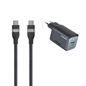 chargeur rapide (3 ports) + Cable  USB-C (240 W)