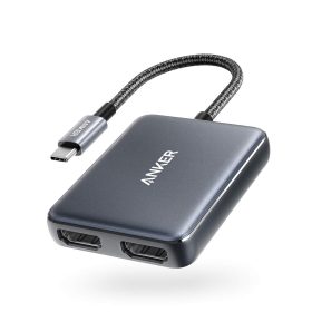 PowerExpand USB-C to Dual HDMI Adapter