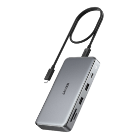 Anker 563 USB-C Hub (10-in-1, Dual 4K HDMI, for MacBook)