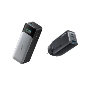 Anker 737 Power Bank (PowerCore 24K) and Anker 735 Charger (GaNPrime 65W)