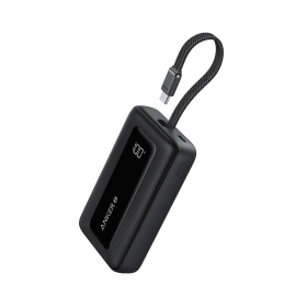 Anker Zolo Power Bank (20K, 30W, Built-In USB-C Cable)