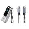 PowerBank Anker (25 000 mAh, 165 W) + Cable USB-C vers USB-C (3 ft)
