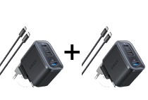 2 x Chargeur Anker Nano (70 W, 3 ports) avec cable USB-C