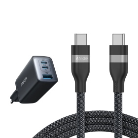 Anker Chargeur USB C (Nano II 65 W) + Cable USB-C vers USB-C (240 W, 180 CM)