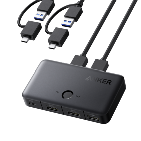 Anker USB 3.0 Switch (5Gbps, For Desktop and Laptop)