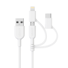 Anker 321 USB-A to Lightning Cable (3 ft 3-in-1)