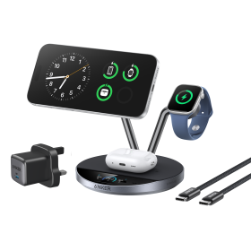 Anker Prime Wireless Charging Station (3-in-1, MagGo, AirCool, Dock Stand)