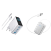 Chargeur Anker (140 W, 4 ports, PD 3.1) + Batterie externe Anker Nano (10 000 mAh)