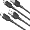 Anker 310 USB-A to USB-C Cable (3 ft Braided) - 2 pack