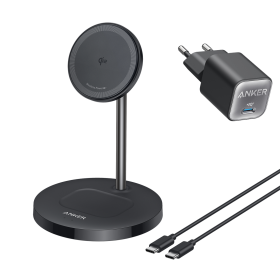 Anker Nano Charger (30W) and Anker MagGo Wireless Charger (2-in-1, Stand)
