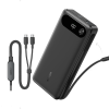 Anker Powerbank (20K, 87W, Integriertes USB-C Kabel) + Anker 2-in-1 USB-C auf USB-C Kabel (120cm, 140W, Flecht-Design)