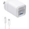 Anker 511 Charger (Nano 3, 30W) and Anker 322 USB-C to USB-C Cable