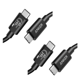 Anker 515 USB-C to USB-C Cable (Thunderbolt 4 Compatible)??2 packs??