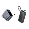 Chargeur Anker Prime (160 W, 3 ports) +Anker Nano PowerBank (30 W)