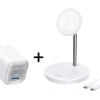 Chargeur sans fil Anker MagGo (2-en-1) + Chargeur Nano (30 W, GaN)