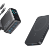 Anker Laptop Charger (140W, 4-Port, PD 3.1) with USB-C Cable + Anker MagGo Power Bank (10K, Slim)