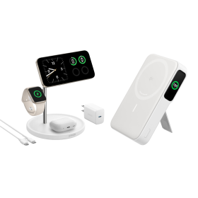 Anker MagGo Wireless Charging Station (3-in-1 Stand) and Anker MagGo Power Bank (10K,15W)
