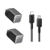 2 ?? Anker 511 Charger (Nano 3, 30W) and Anker 322 3ft USB-C to USB-C Cable