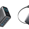 Anker Laptop Charger (140W, 4-Port, PD 3.1) with USB-C Cable + Anker Nano Power Bank (10K, 45W, Built-In Retractable USB-C Cable)